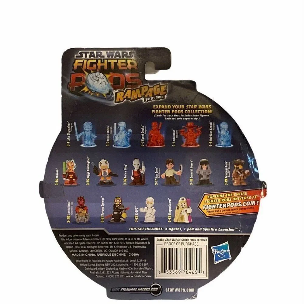 Star Wars FIGHTER PODS Rampage Spinfire Launcher